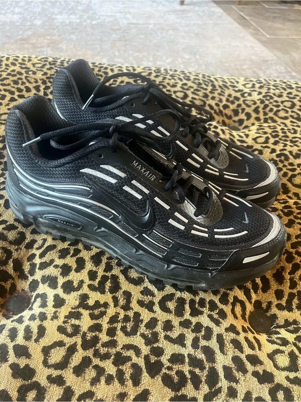 Men's Nike Air Max  TL 2.5 Black Metallic Silver FZ4110-002 SZ 10.5